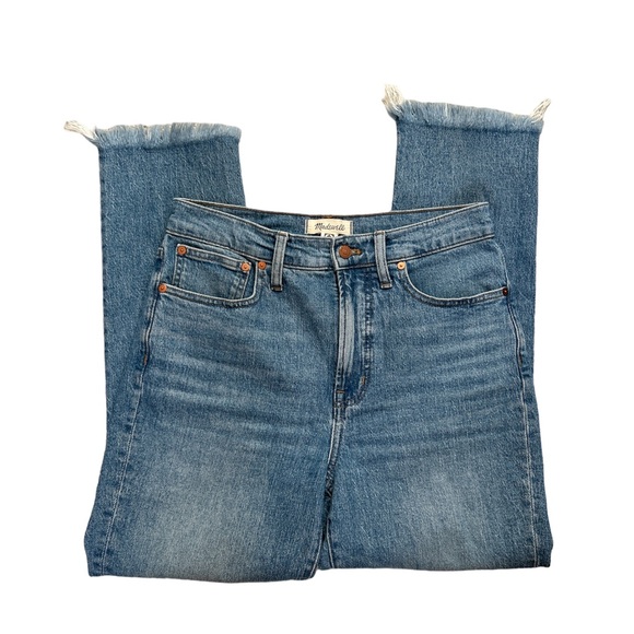 Madewell Women’s Size 28 Distressed Hem The Perfect Vintage Jean - Picture 2 of 5